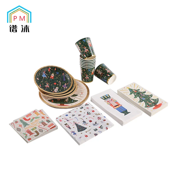 Green Paper Plates And Cups